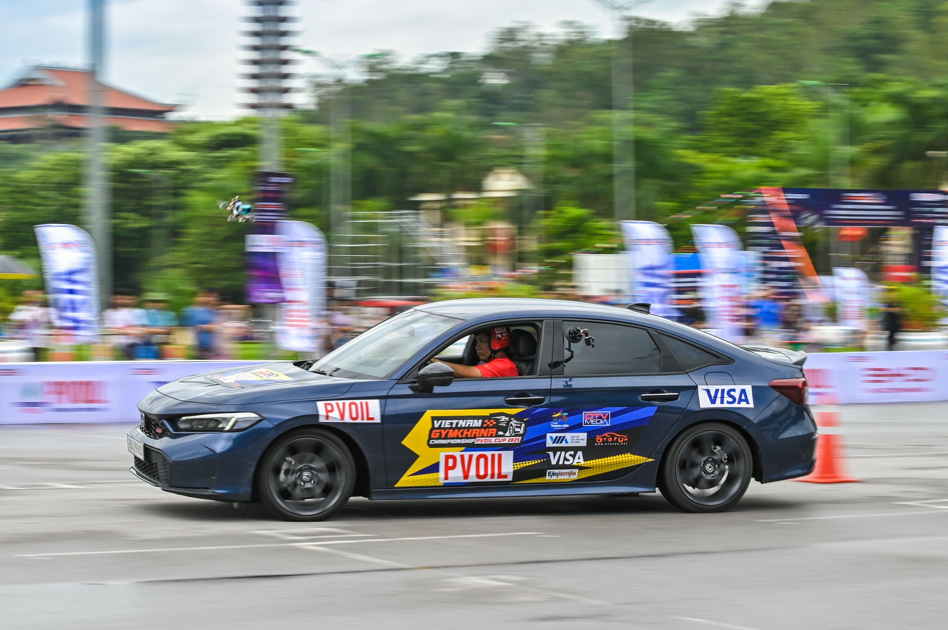 Honda Civic e: HEV RS chinh phục nhà vô địch PVOIL VGC 2025 Hạng Cầu trước như thế nào?
