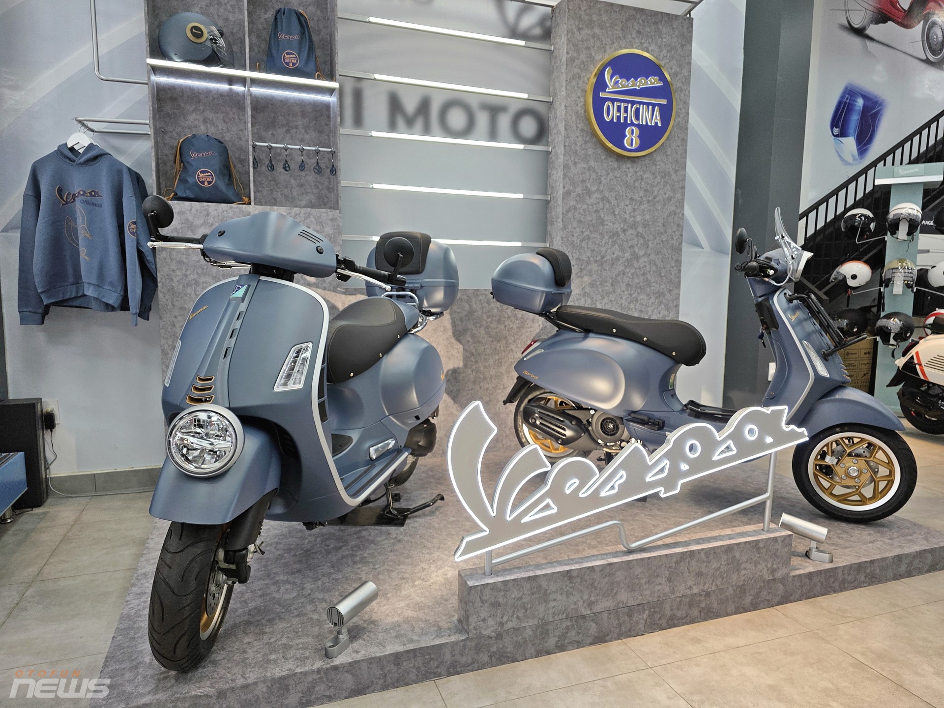 Bộ đôi Vespa Officina 8 phiên bản đặc biệt có mặt tại Việt Nam