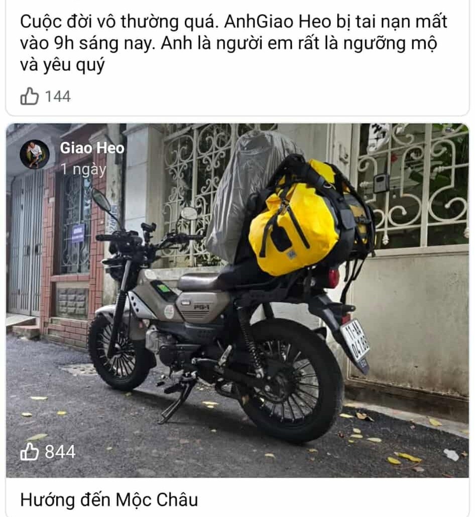 Reviewer Giao Heo qua đời ở tuổi 33 sau tai nạn giao thông