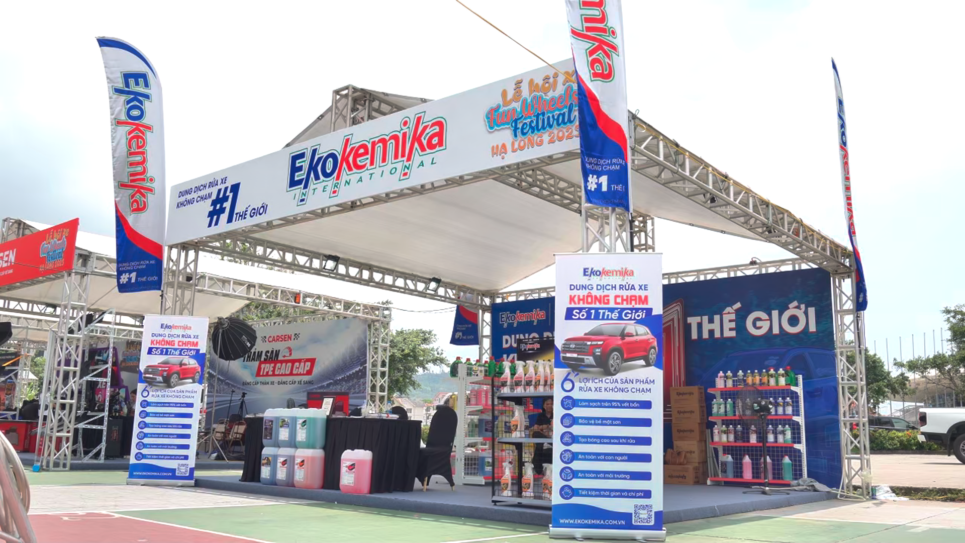 Ekokemika đồng hành cùng PVOIL VGC 2025 - Khi chăm xe thông minh gặp gỡ đam mê tốc độ