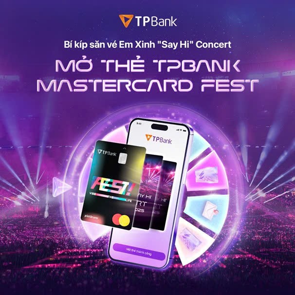 TPBank Mastercard FEST: Chiếc thẻ “must-have” của tín đồ concert