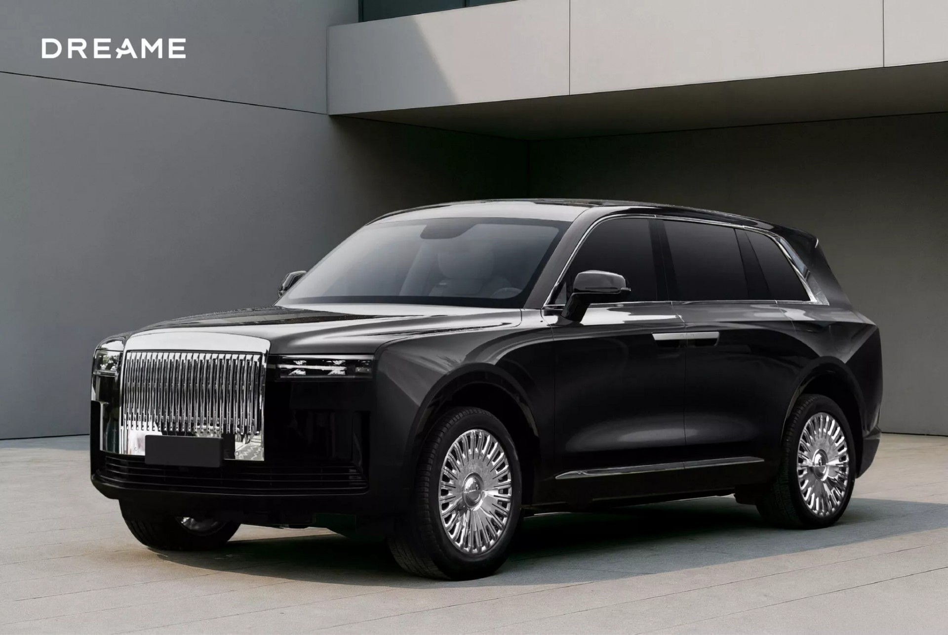Công ty sản xuất máy hút bụi Dreame hé lộ hình ảnh SUV điện trông giống hệt Rolls-Royce Cullinan