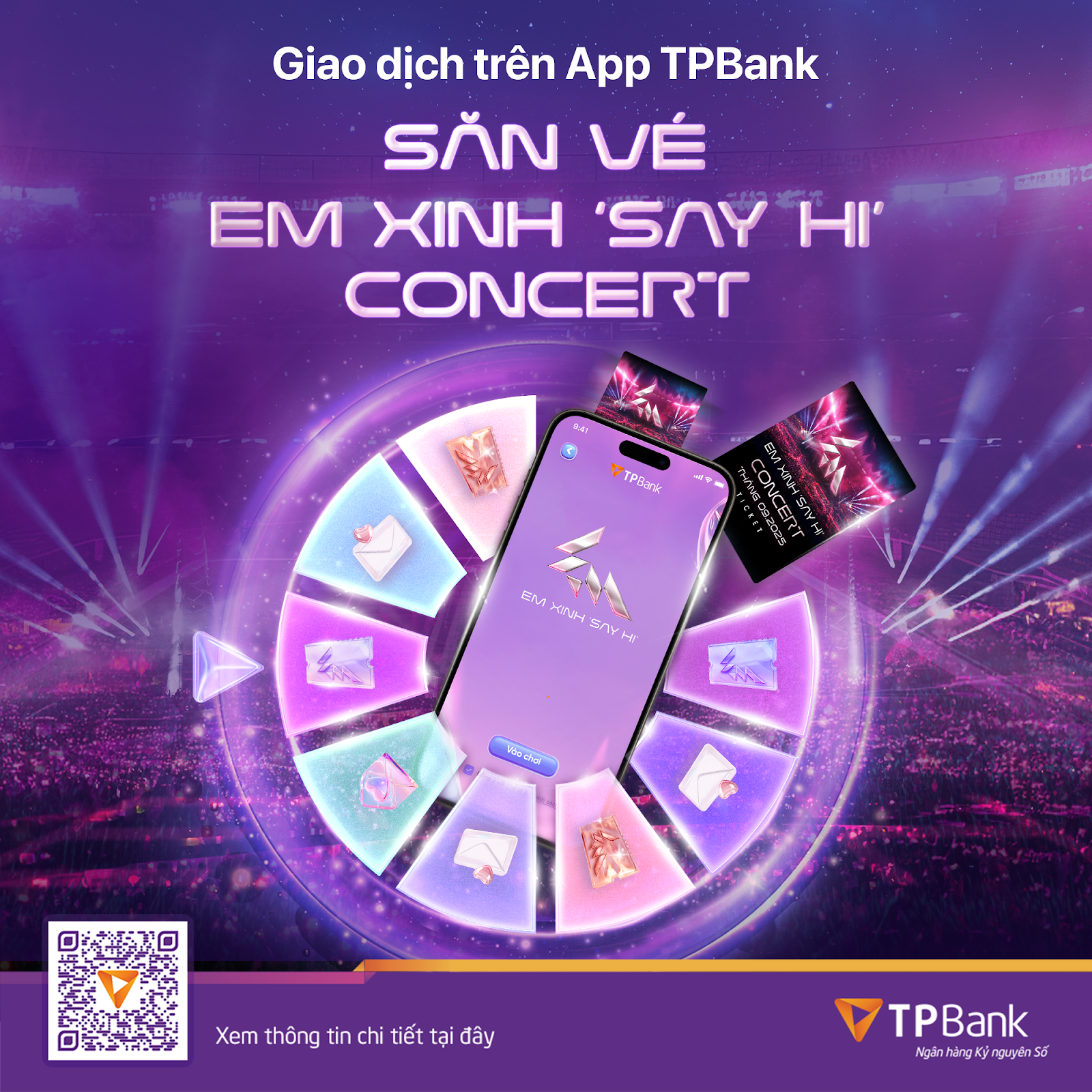 Săn vé Em Xinh “Say Hi” Concert Đêm 2 siêu dễ cùng TPBank