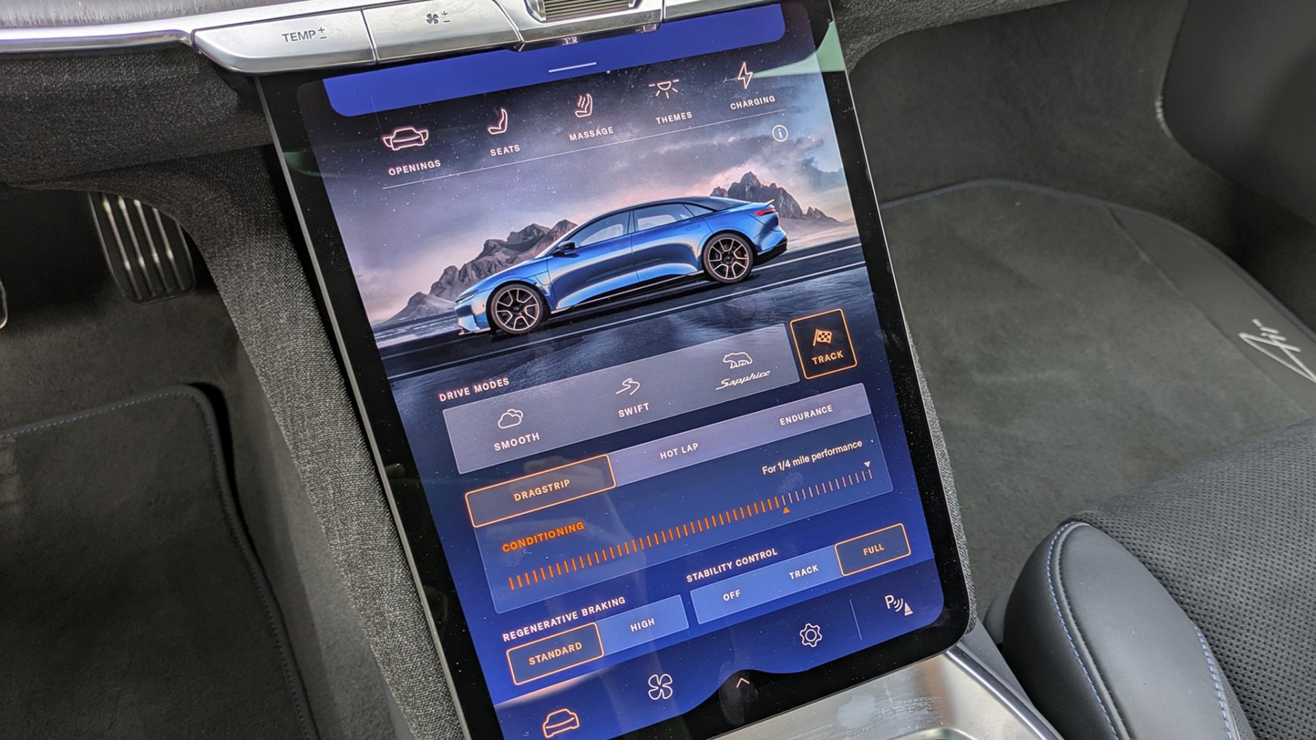 Sedan điện hạng sang Lucid Air Sapphire