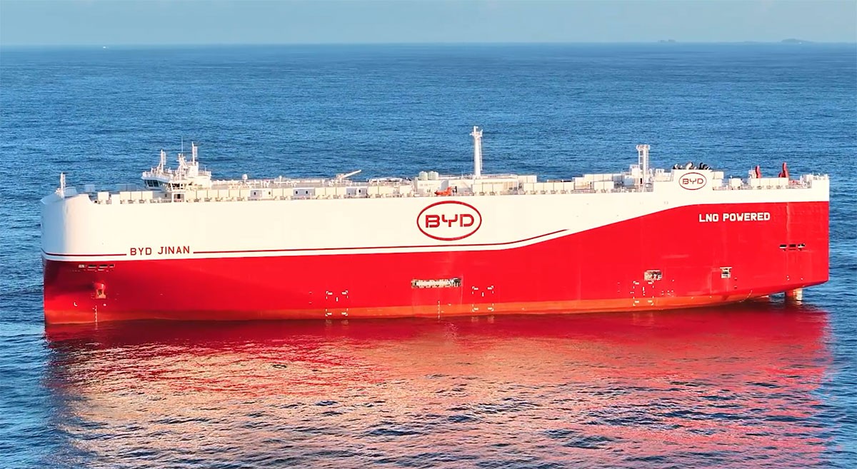 BYD đã chính thức hoàn thiện tàu vận tải
