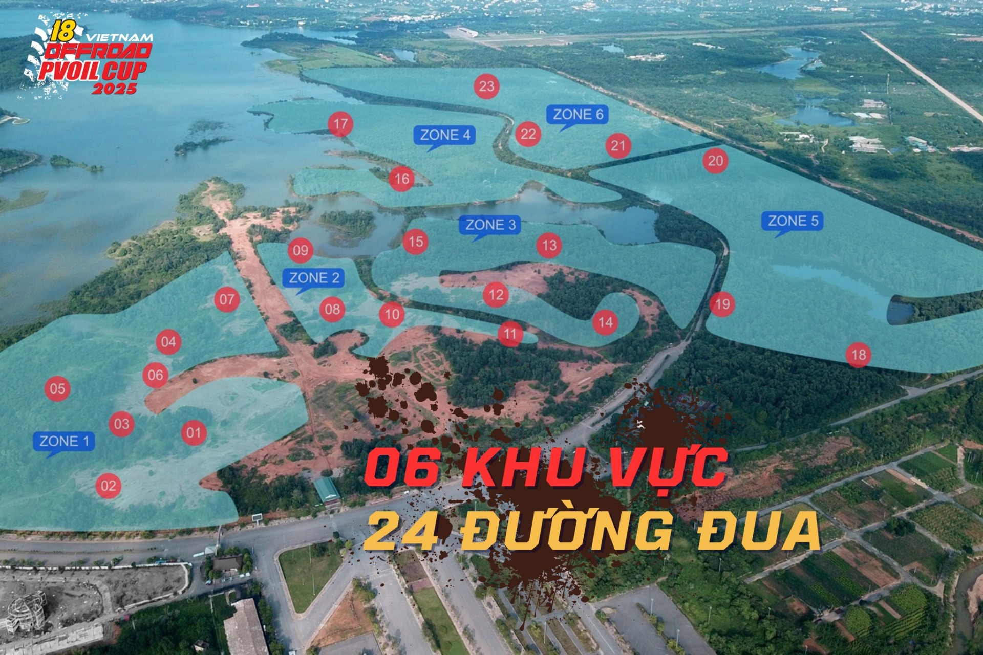 Những điểm mới về địa hình thi đấu tại PVOIL VOC 2025