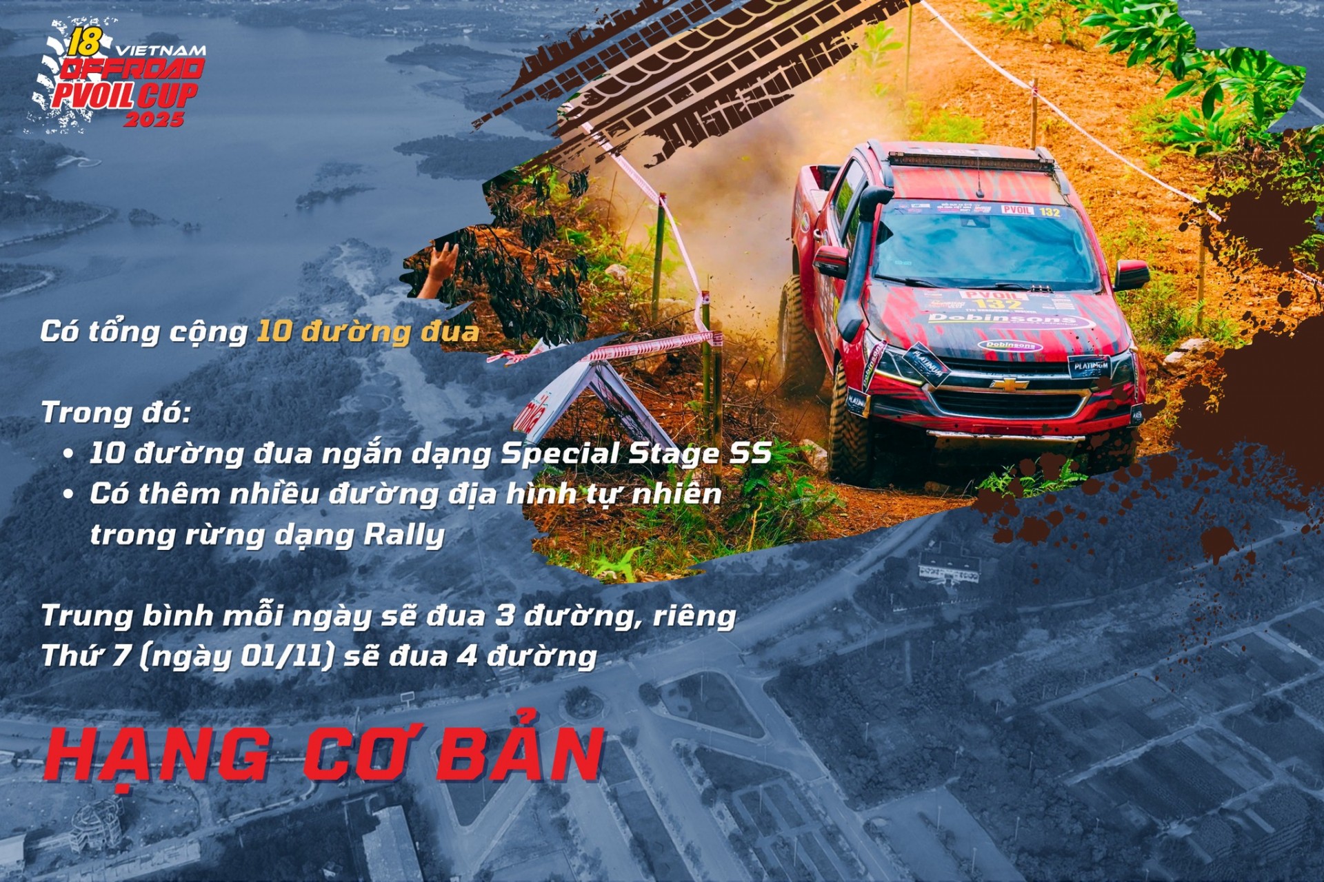 địa hình thi đấu tại PVOIL VOC 2025