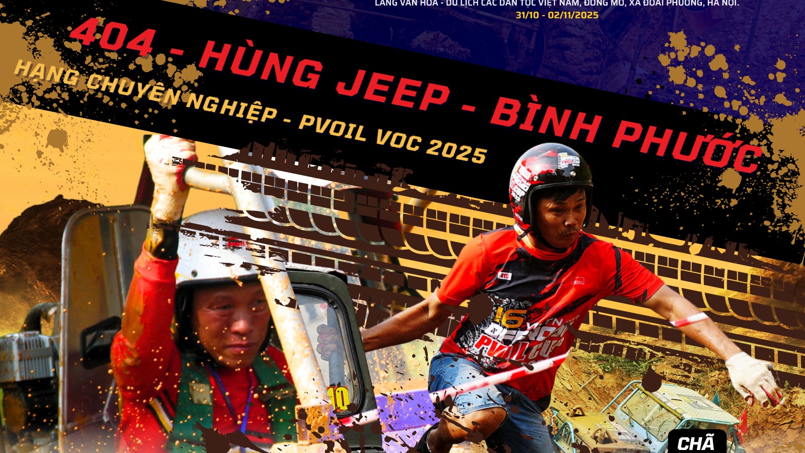 Đội đua 404 PVOIL VOC 2025: Hùng Jeep - Bình Phước