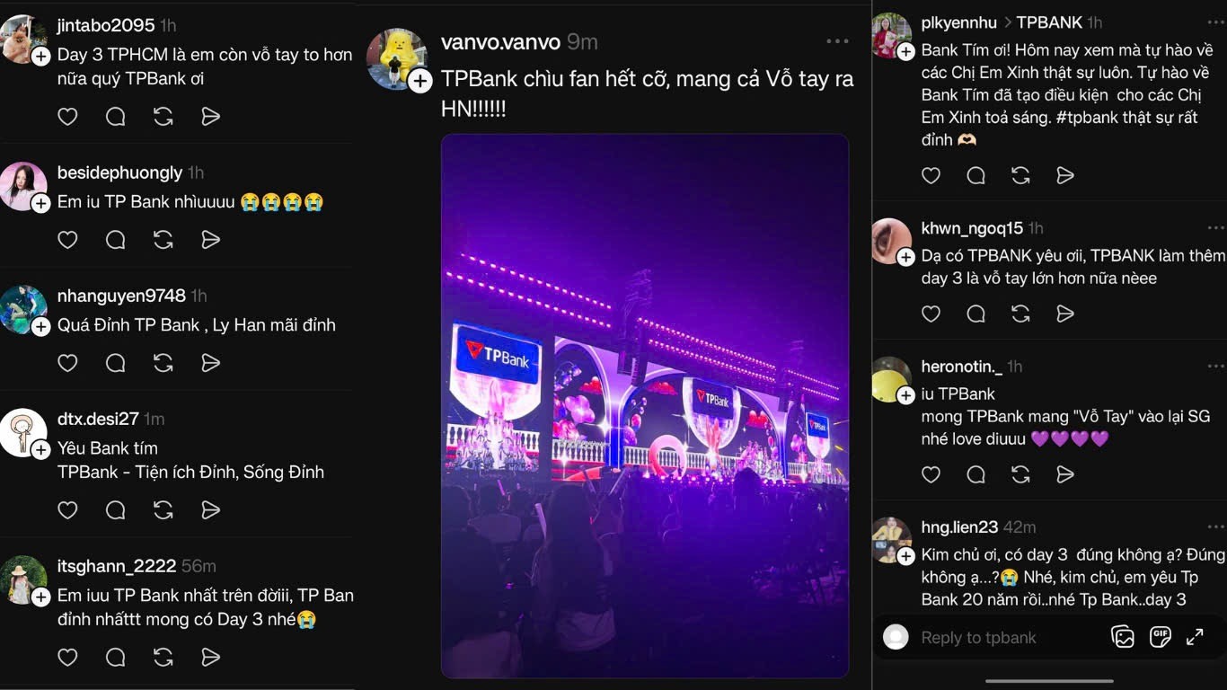 “Phải lòng” Bank Tím tại Em Xinh “Say Hi” Concert Đêm 2 TP Bank Em xinh say hi