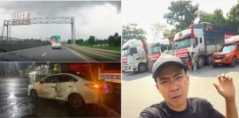 Tranh cãi chưa dứt quanh vụ xe tải cứu trợ từ Đắk Lắk va chạm với Honda City