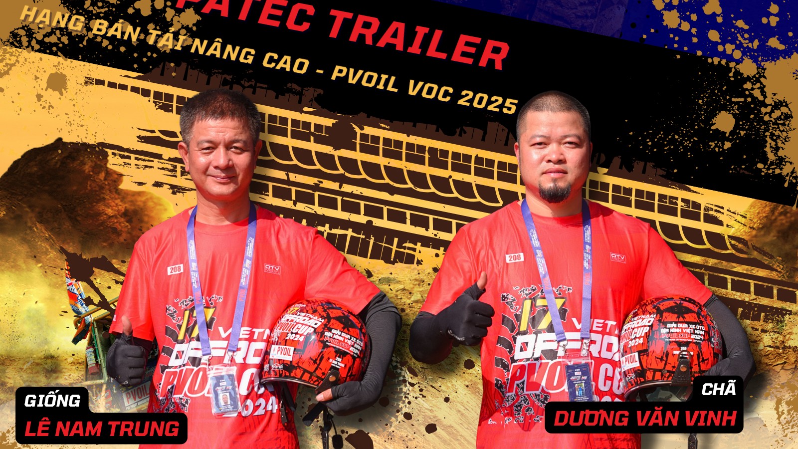Đội đua 201 PVOIL VOC 2025: Patec Trailer