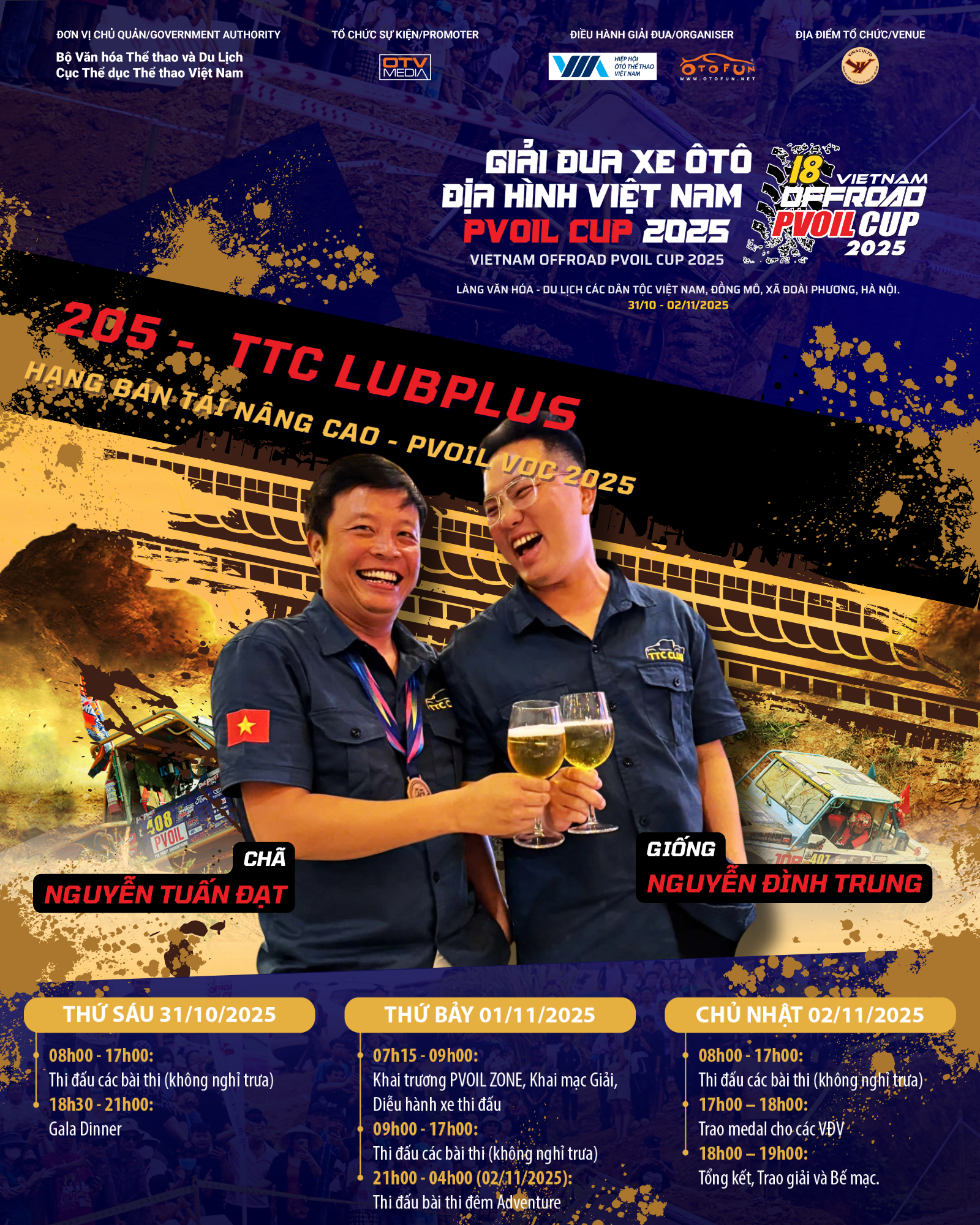 Đội đua 205 PVOIL VOC 2025: TTC Lubplus Đội đua 205 PVOIL VOC 2025