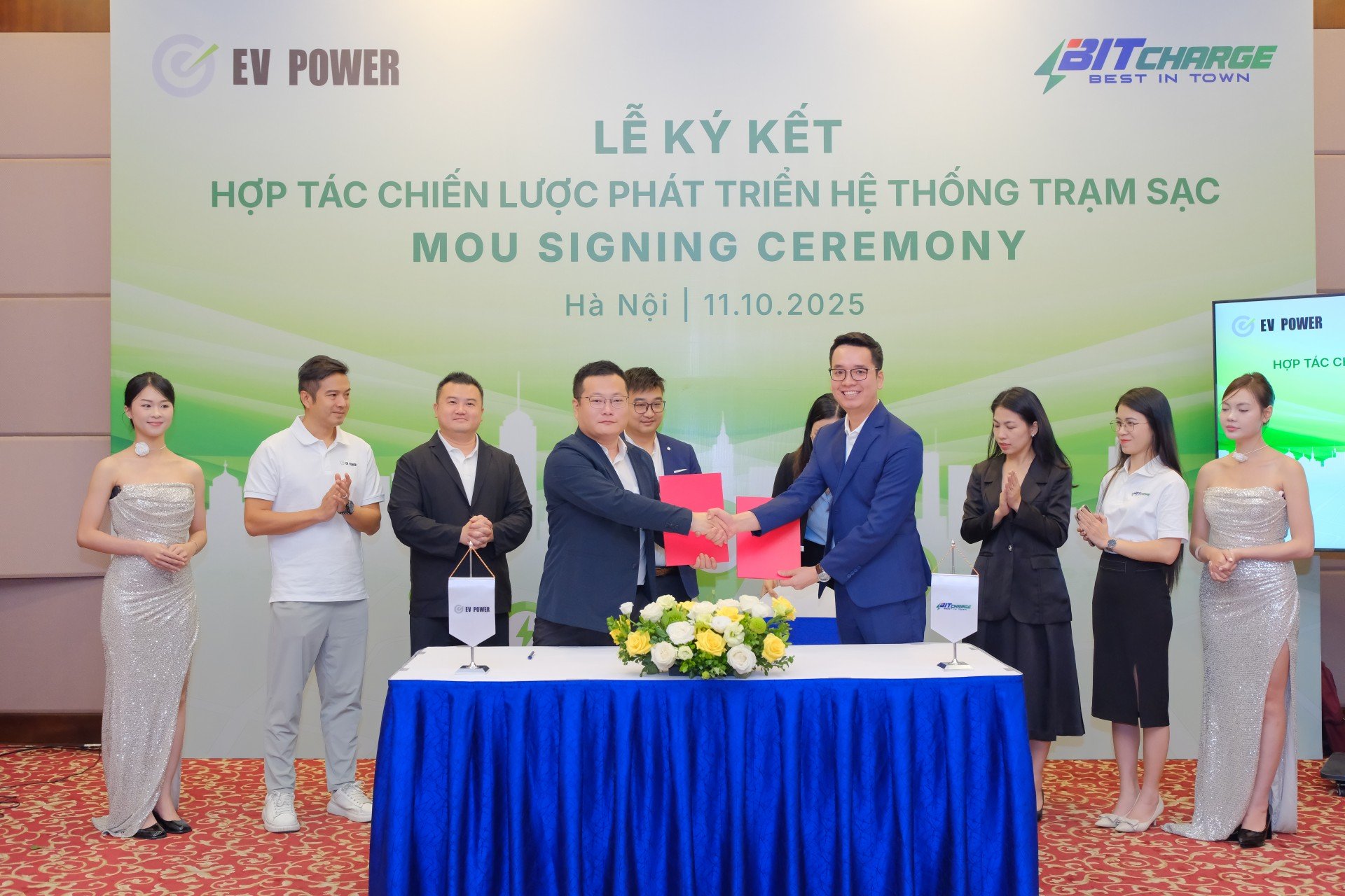 BitCharge hợp tác cùng EV Power lắp đặt hệ thống trạm sạc xe điện tại Việt Nam
