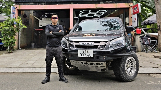 Đội Thỏ và Đậu đầu tư 600 triệu độ Isuzu D-Max tham chiến Hạng Cơ bản PVOIL VOC 2025