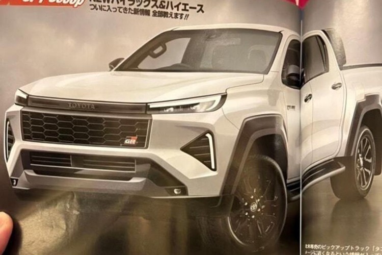Toyota Hilux thế hệ mới bất ngờ xuất hiện trên tạp chí ô tô Toyota Hilux 2026 lộ diện