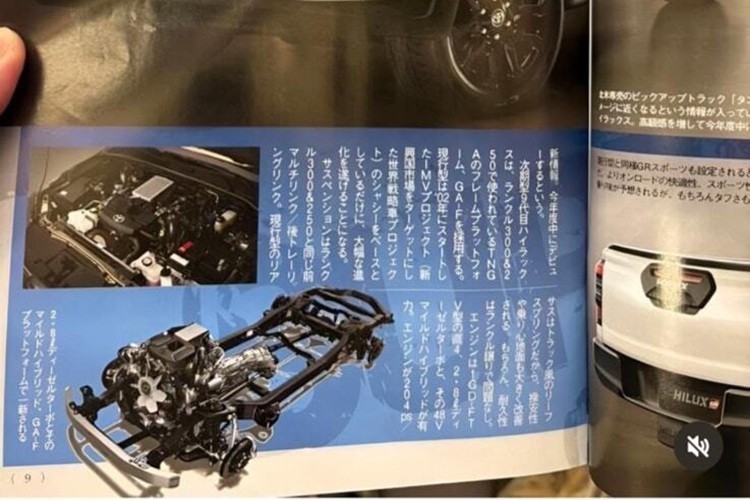 Toyota Hilux 2026 lộ diện