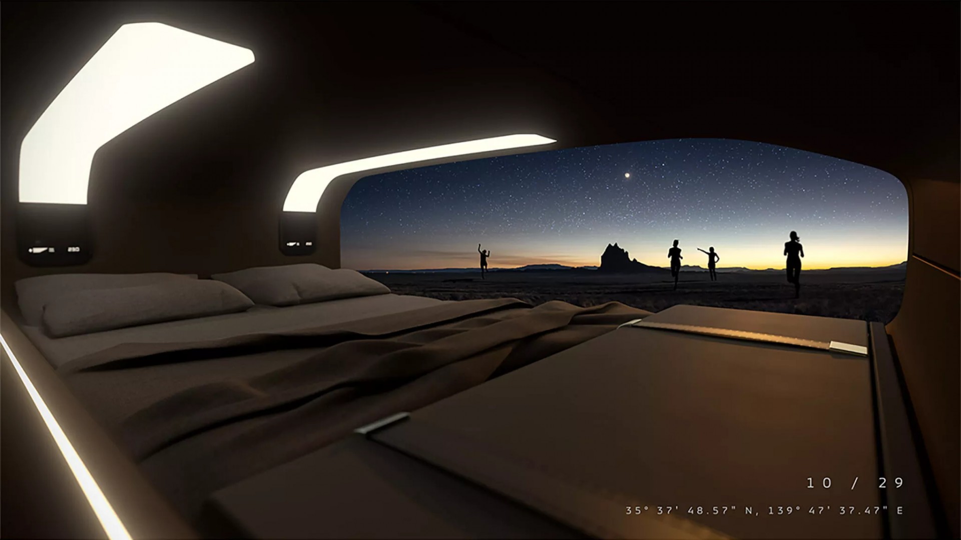 Hé lộ hình ảnh concept xe SUV điện Mitsubishi trang bị cả giường ngủ tiện nghi concept xe SUV điện Mitsubishi