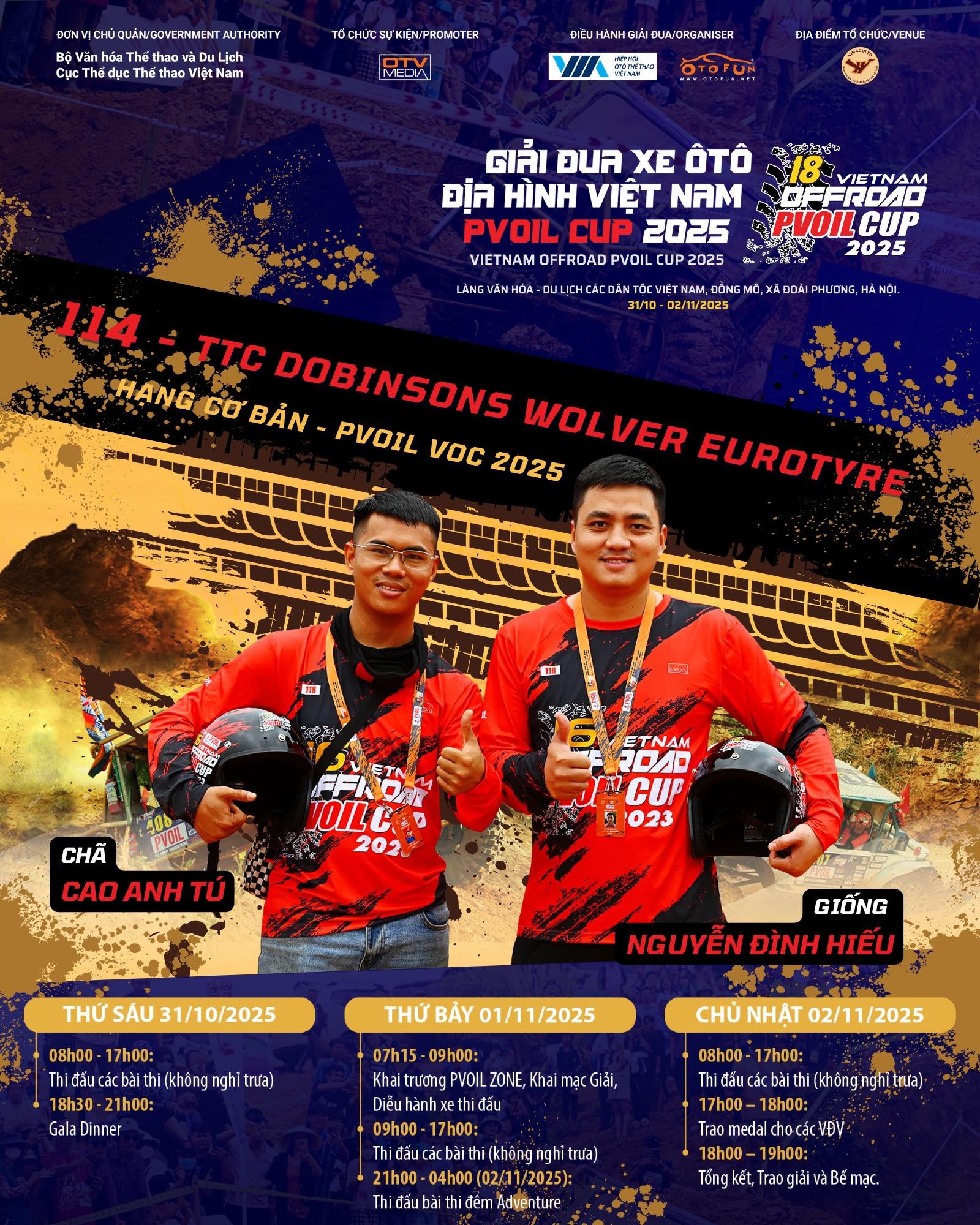 Đội đua 114 PVOIL VOC 2025: TTC Dobinsons Wolver Eurotype tham vọng 3 lần vô địch liên tiếp Đội đua 114 PVOIL VOC 2025