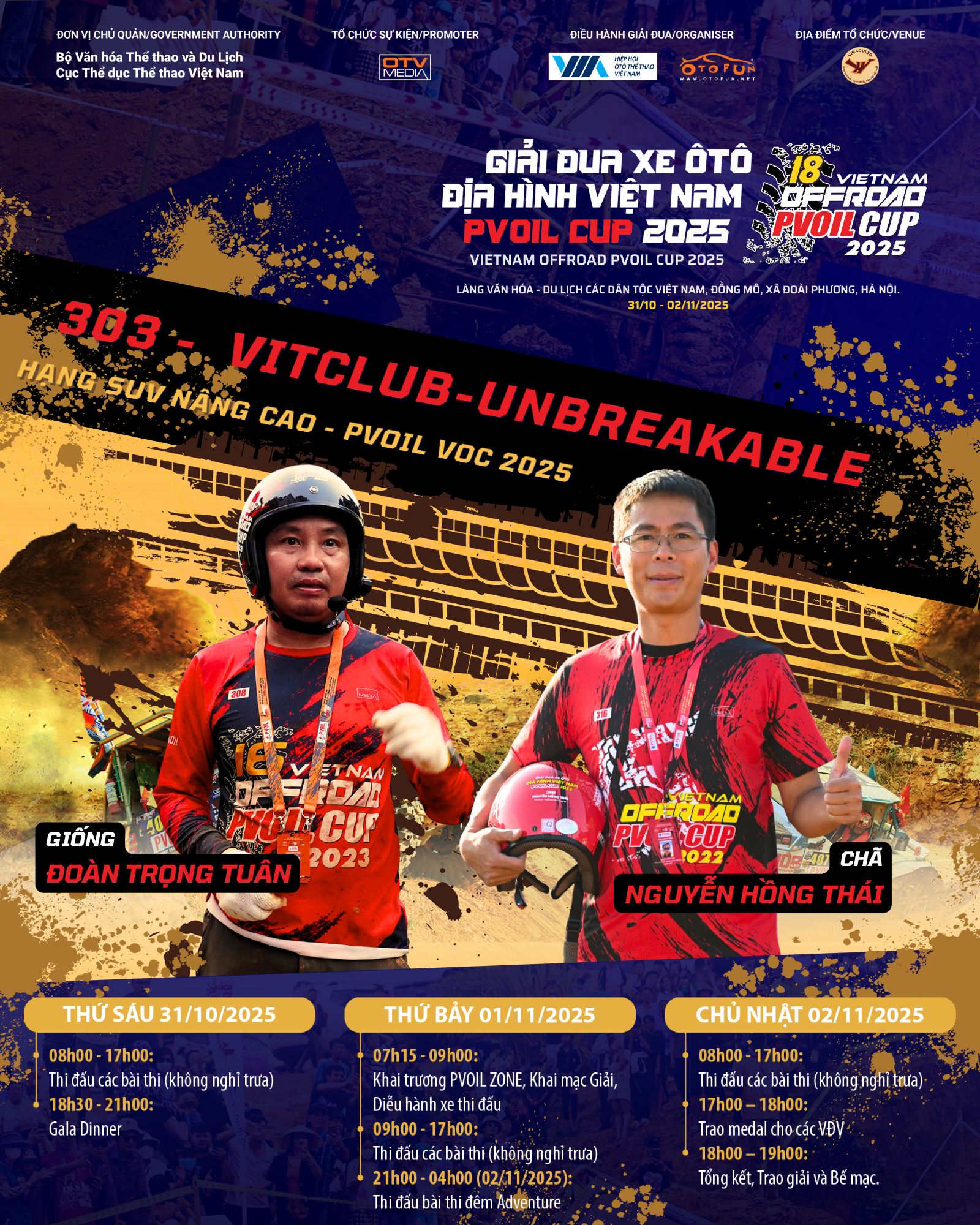 Đội đua 303 PVOIL VOC 2025: VitClub - Unbreakable Đội đua 303 PVOIL VOC 2025: VitClub - Unbreakable