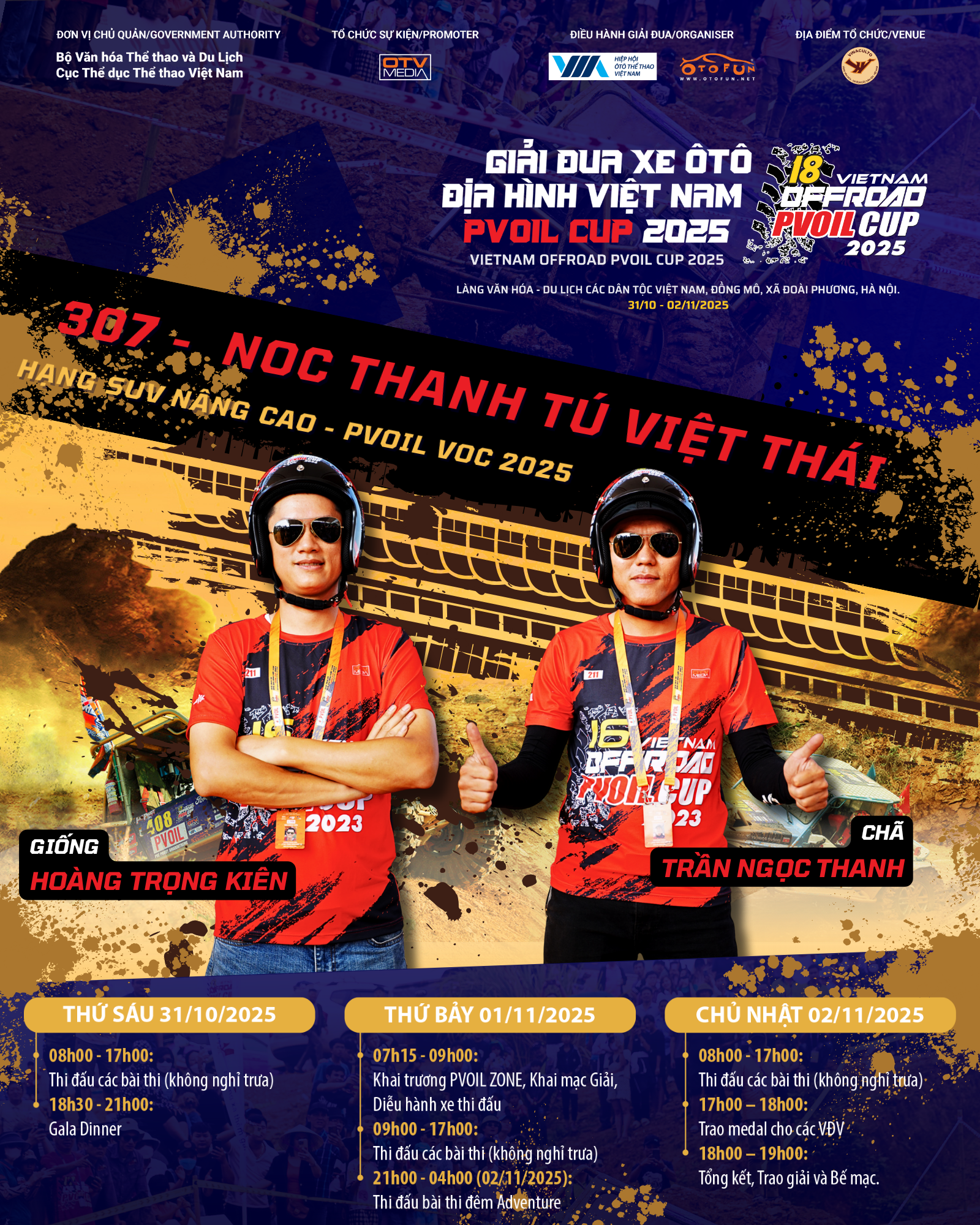 Đội đua 307 PVOIL VOC 2025: NOC Thanh Tú Việt Thái