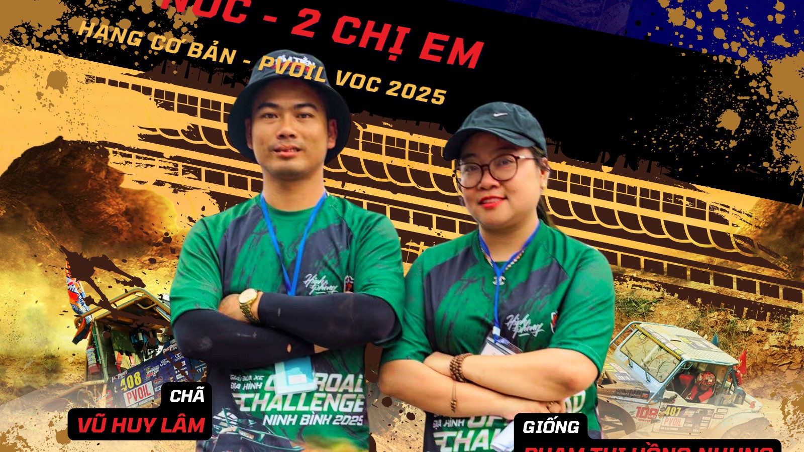 Đội đua 102 PVOIL VOC 2025: NOC - 2 chị em với chiếc xe đua 'khủng' cỡ nào?