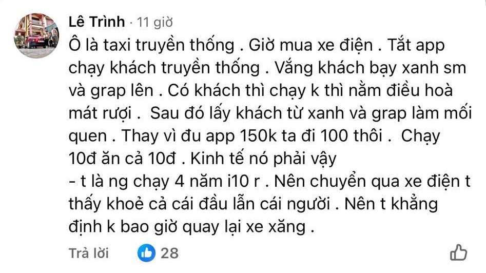 Chủ xe VF 5 chạy dịch vụ ở Thanh Hoá kể chuyện một năm đi 10 vạn, tiết kiệm 160 triệu tiền xăng