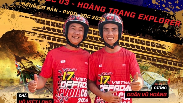 Đội đua 128 PVOIL VOC 2025: PDC 03 - Hoang Trang Explorer