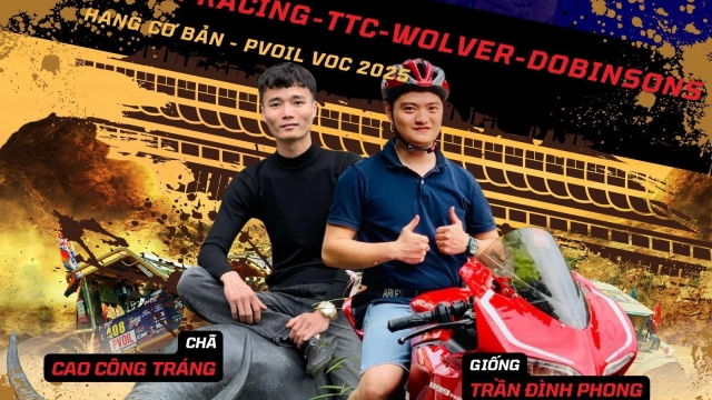 Đội đua 107 PVOIL VOC 2025: ĐPRacing-TTC-Wolver-Dobinson