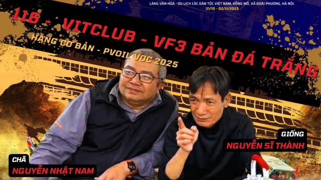 Đội đua 116 PVOIL VOC 2025: Vitclub VF 3 bản Đá Trắng