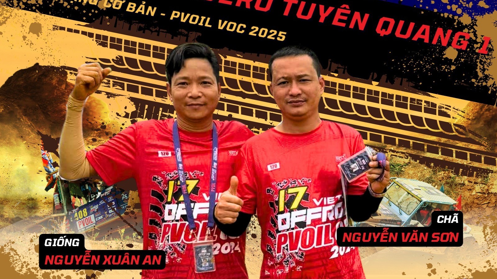Đội đua 109 PVOIL VOC 2025: TVC - Pajero Tuyên Quang 1