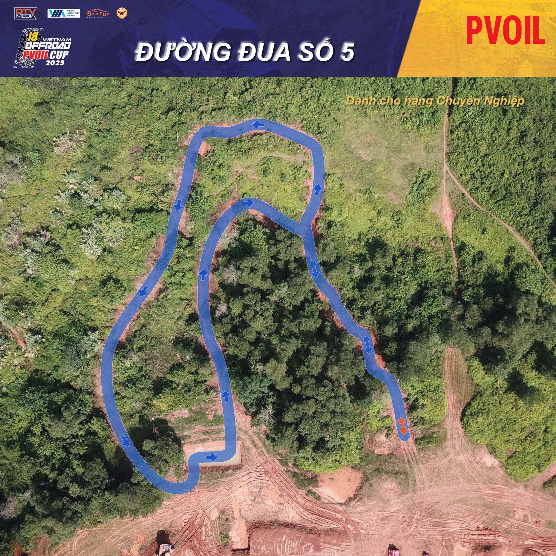 PVOIL VOC 2025 nóng dần với sơ đồ 24 đường đua đầy thử thách PVOIL VOC 2025 nóng dần với sơ đồ 24 đường đua đầy thử thách