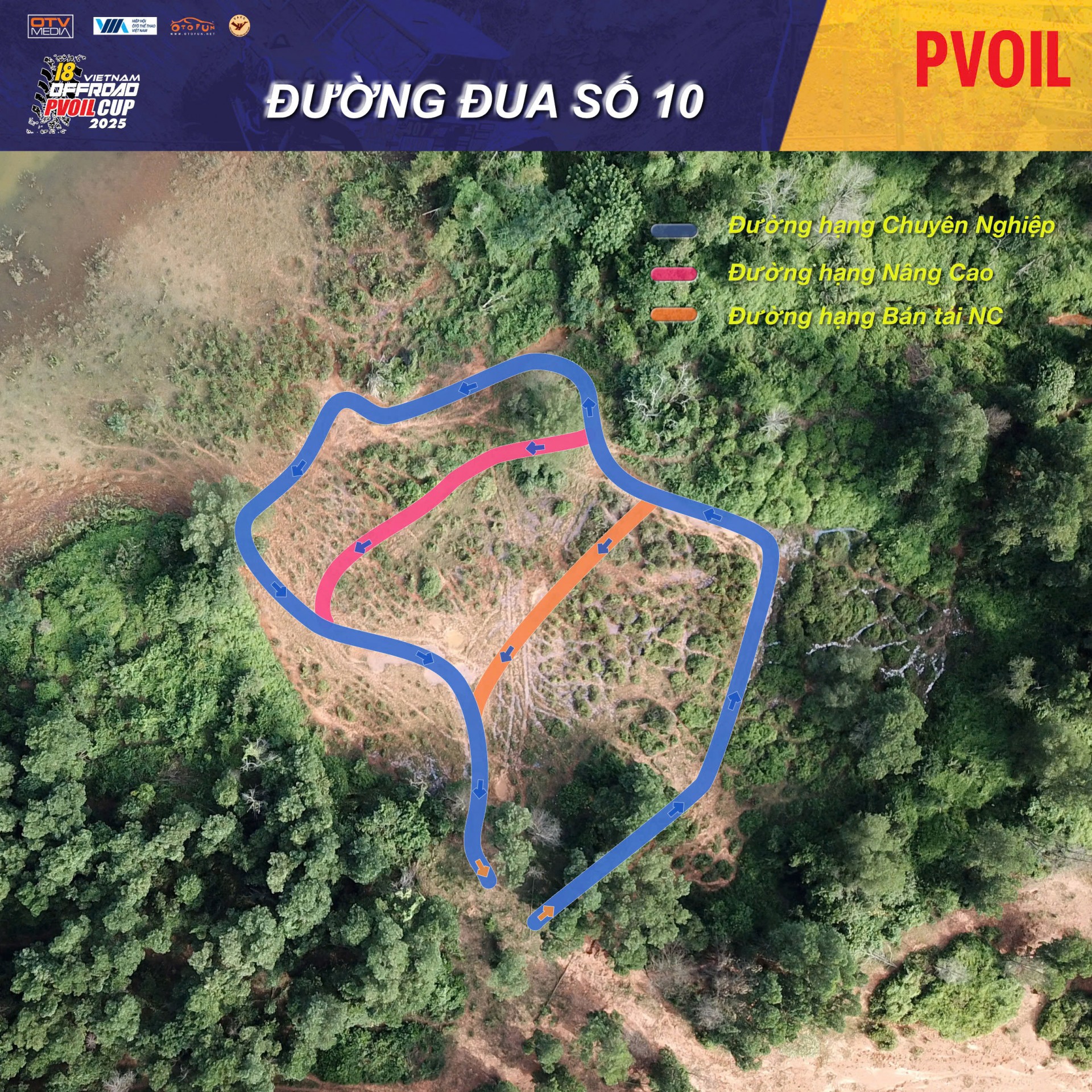 PVOIL VOC 2025 nóng dần với sơ đồ 24 đường đua đầy thử thách PVOIL VOC 2025 nóng dần với sơ đồ 24 đường đua đầy thử thách