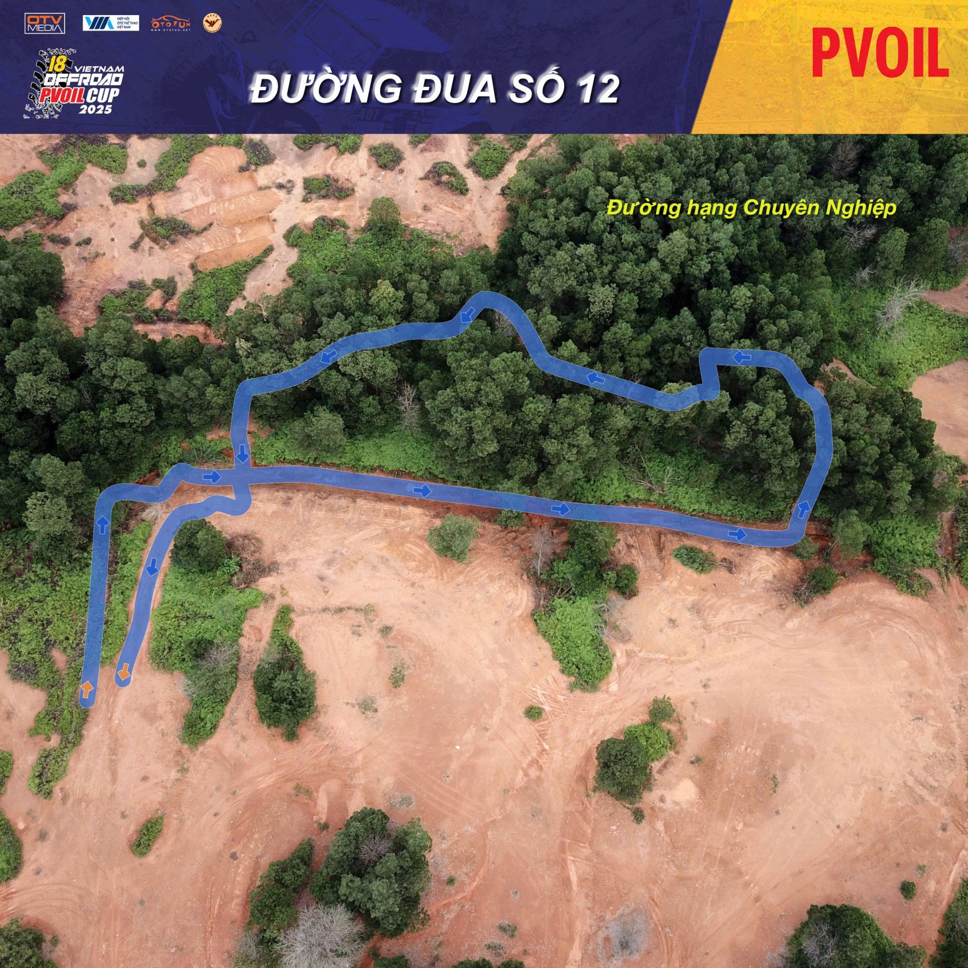 PVOIL VOC 2025 nóng dần với sơ đồ 24 đường đua đầy thử thách PVOIL VOC 2025 nóng dần với sơ đồ 24 đường đua đầy thử thách