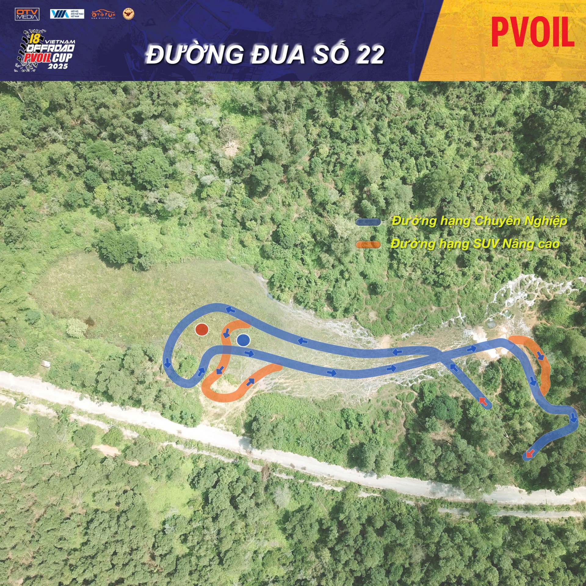 PVOIL VOC 2025 nóng dần với sơ đồ 24 đường đua đầy thử thách PVOIL VOC 2025 nóng dần với sơ đồ 24 đường đua đầy thử thách