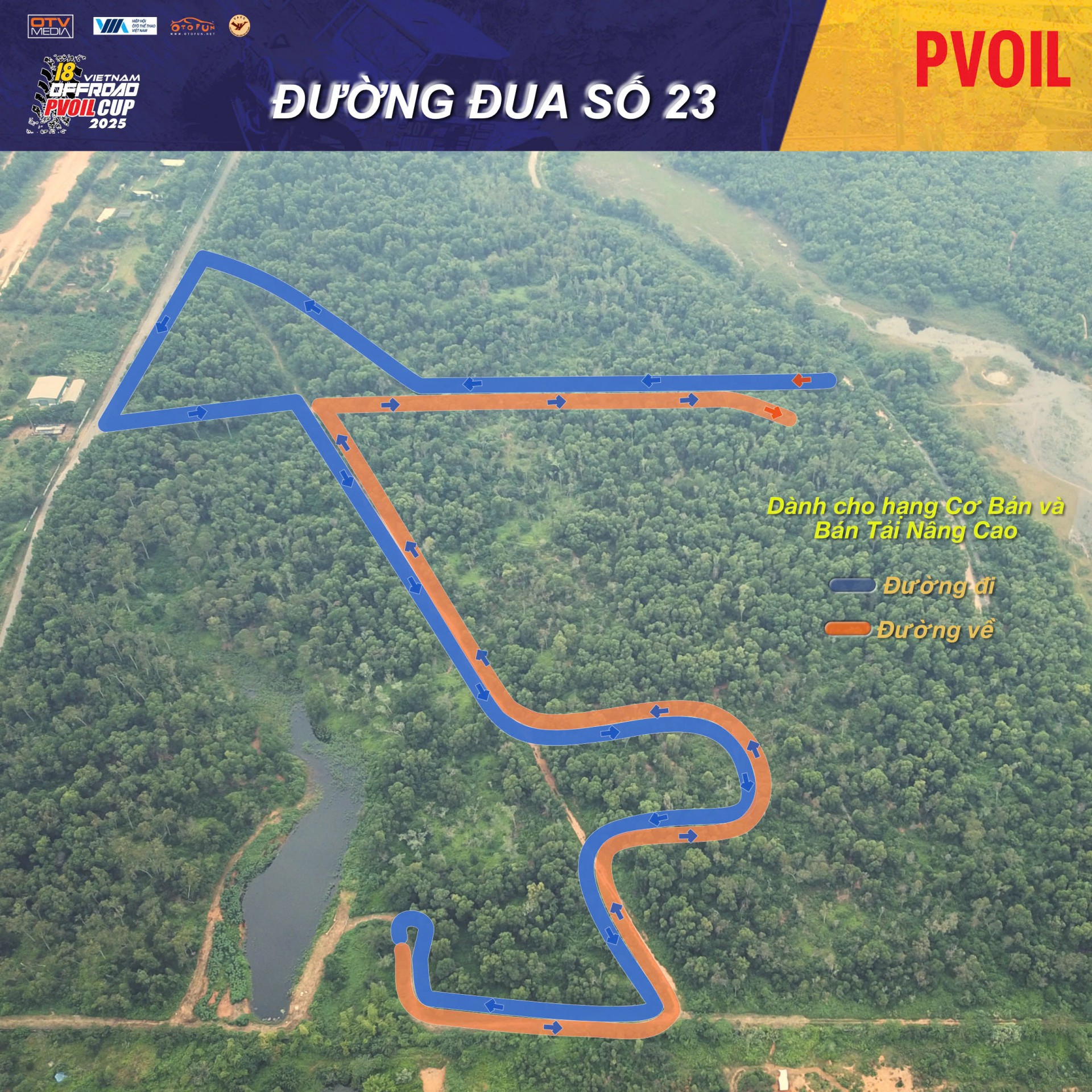 PVOIL VOC 2025 nóng dần với sơ đồ 24 đường đua đầy thử thách PVOIL VOC 2025 nóng dần với sơ đồ 24 đường đua đầy thử thách