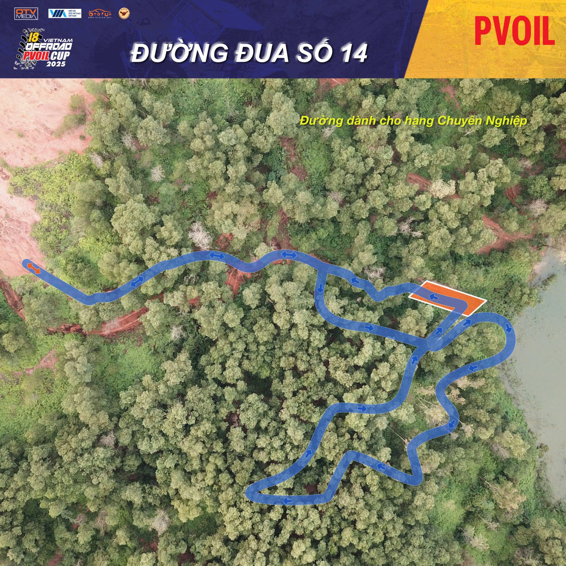 PVOIL VOC 2025 nóng dần với sơ đồ 24 đường đua đầy thử thách PVOIL VOC 2025 nóng dần với sơ đồ 24 đường đua đầy thử thách
