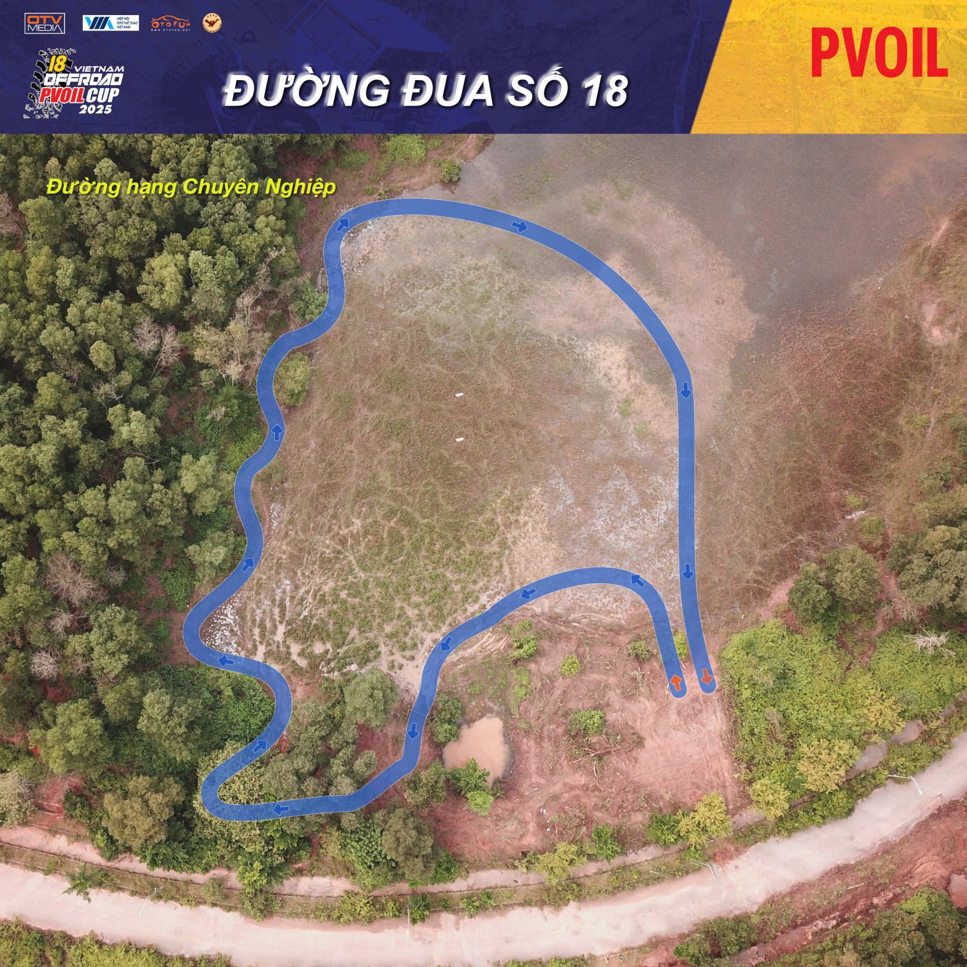 PVOIL VOC 2025 nóng dần với sơ đồ 24 đường đua đầy thử thách PVOIL VOC 2025 nóng dần với sơ đồ 24 đường đua đầy thử thách