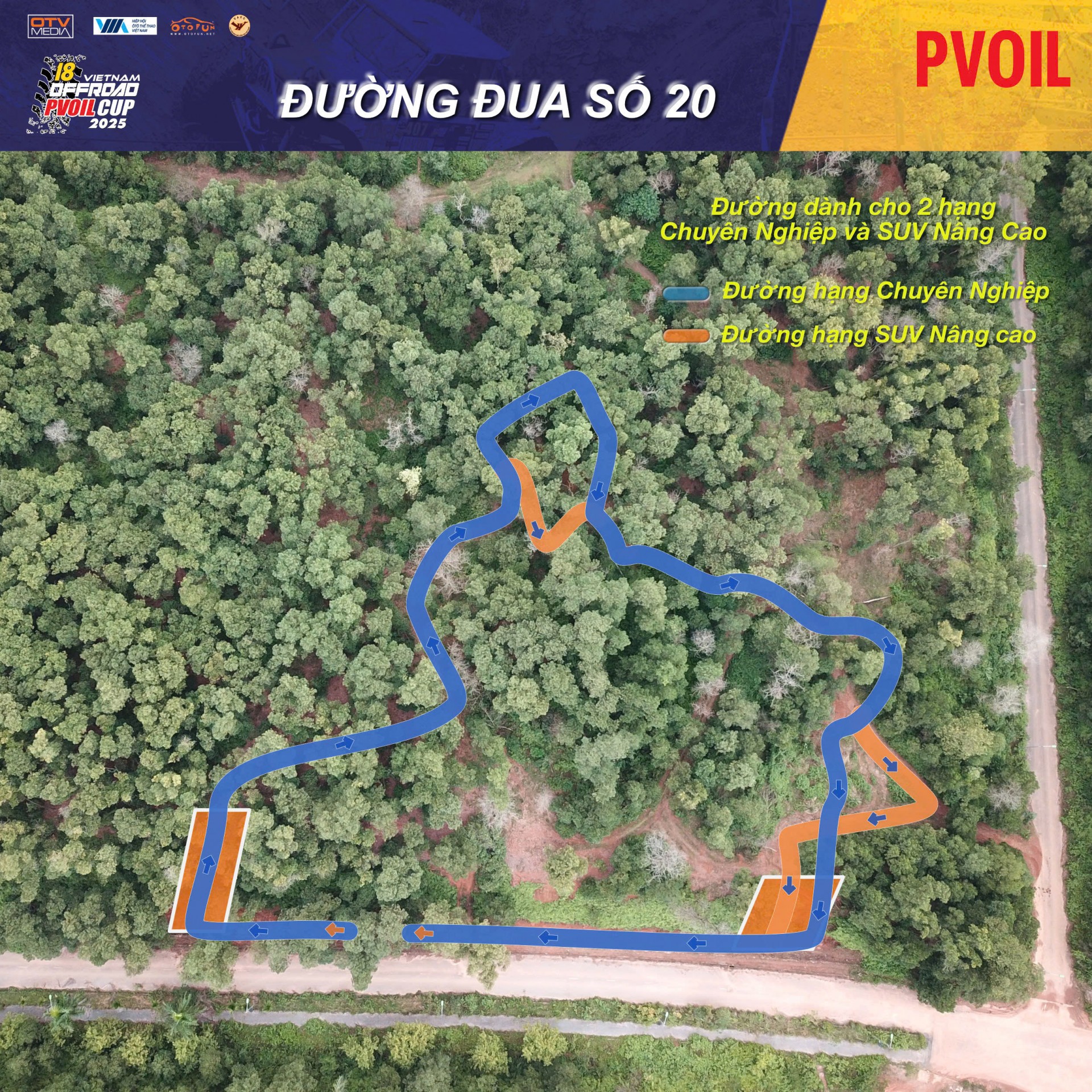 PVOIL VOC 2025 nóng dần với sơ đồ 24 đường đua đầy thử thách PVOIL VOC 2025 nóng dần với sơ đồ 24 đường đua đầy thử thách