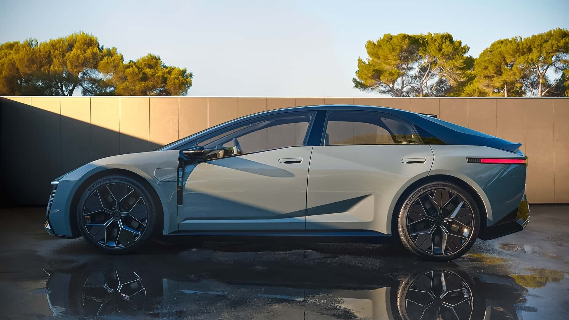 Toyota Corolla Concept chính thức lộ diện với vẻ đẹp táo bạo khác hẳn thế hệ hiện tại Phía bên của Toyota Corolla Concept