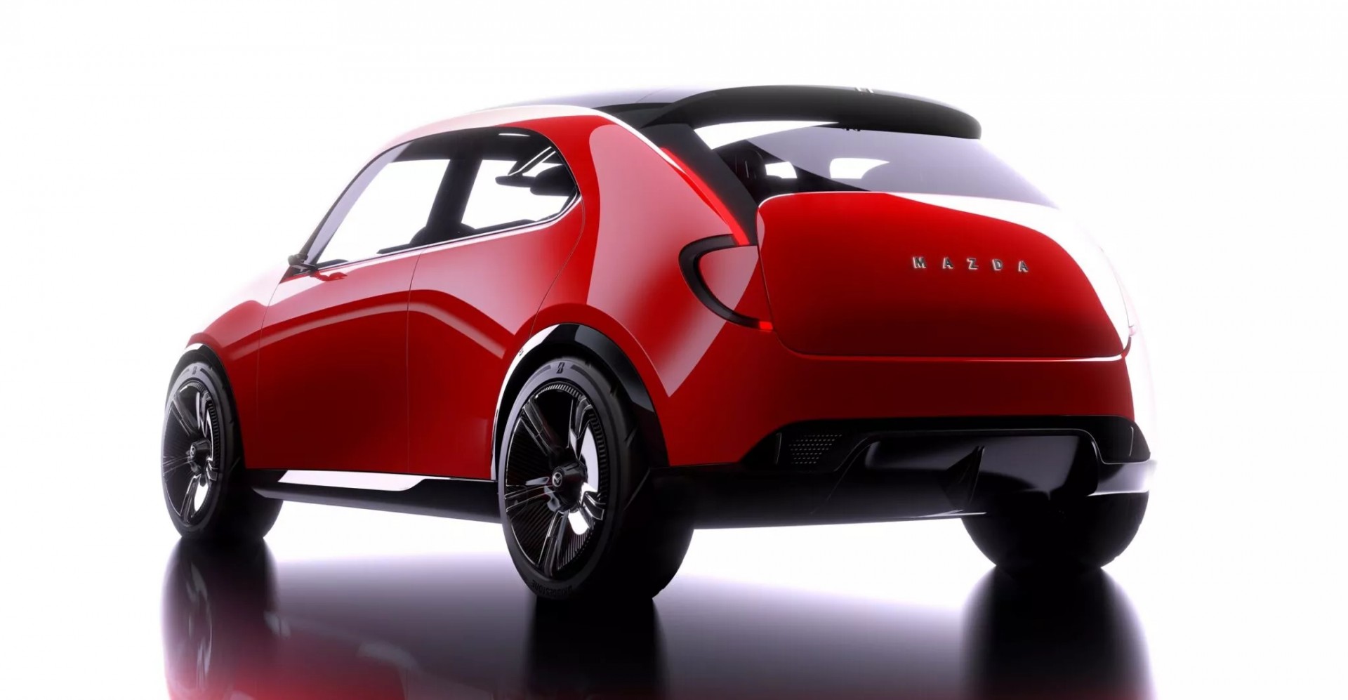 Mazda trình làng hai mẫu xe concept coupe và hatchback ấn tượng tại Japan Mobility Show 2025 Phía sau của Mazda Vision-X Compact