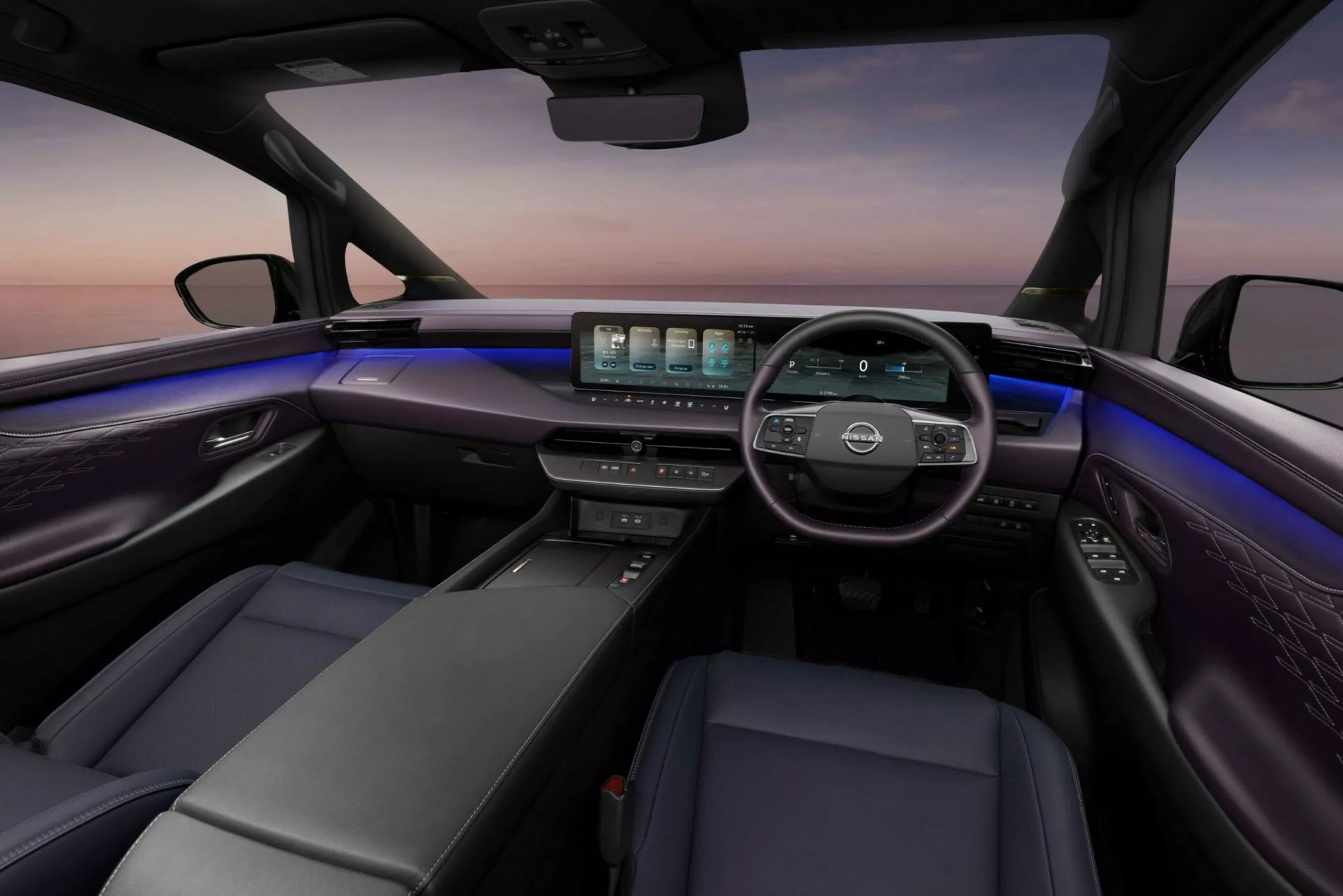 Khoang lái của Nissan Elgrand 2026