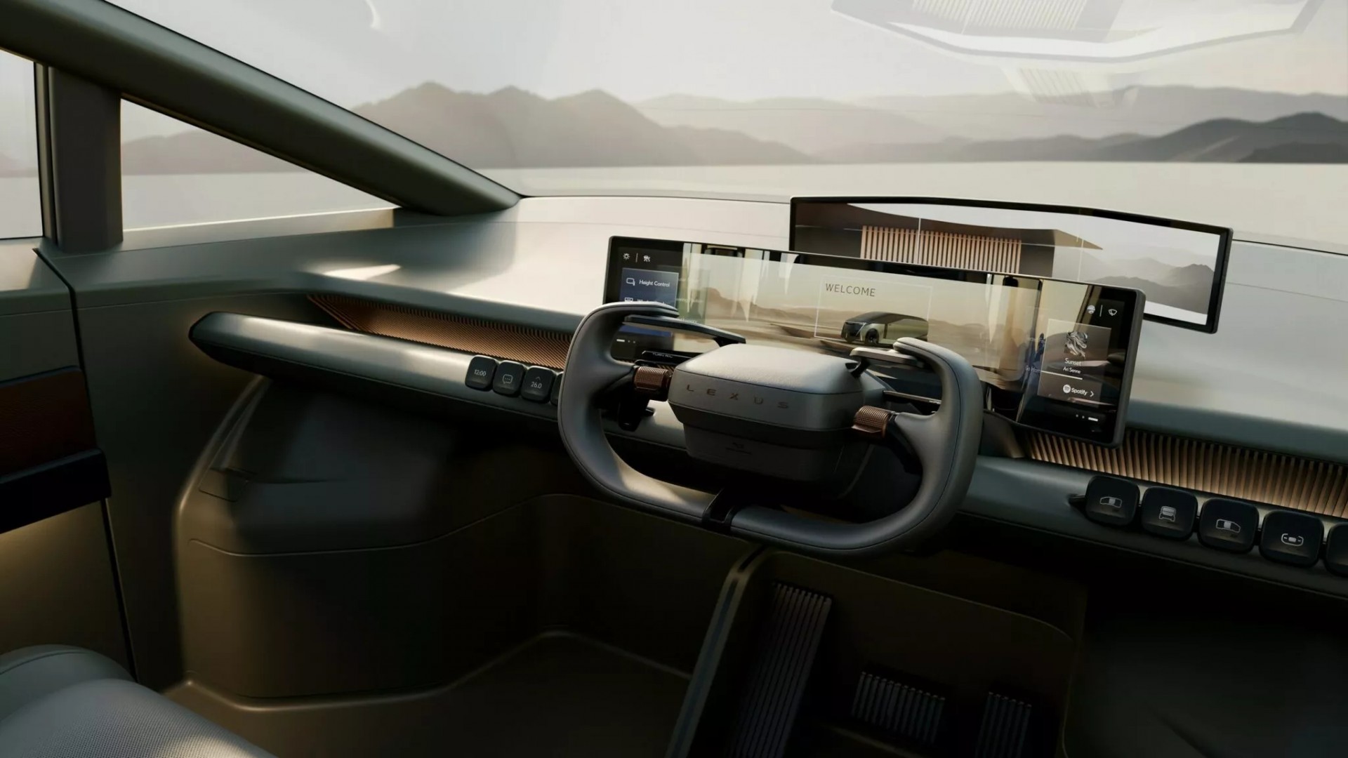 Lexus giới thiệu bộ ba xe concept LS cực sang và độc đáo tại Japan Mobility Show 2025 Nội thất của Lexus LS Concept