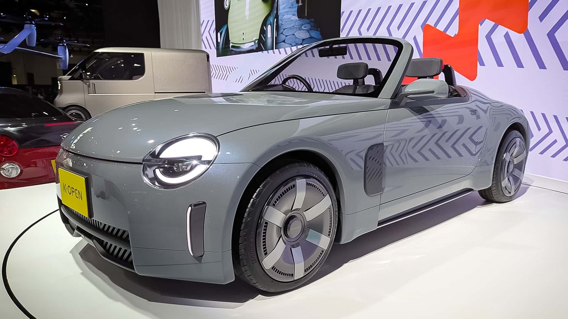 Daihatsu K-Open - Mẫu concept kei car thể thao với hệ dẫn động RWD được ra mắt Phía trước của Daihatsu K-Open 2025