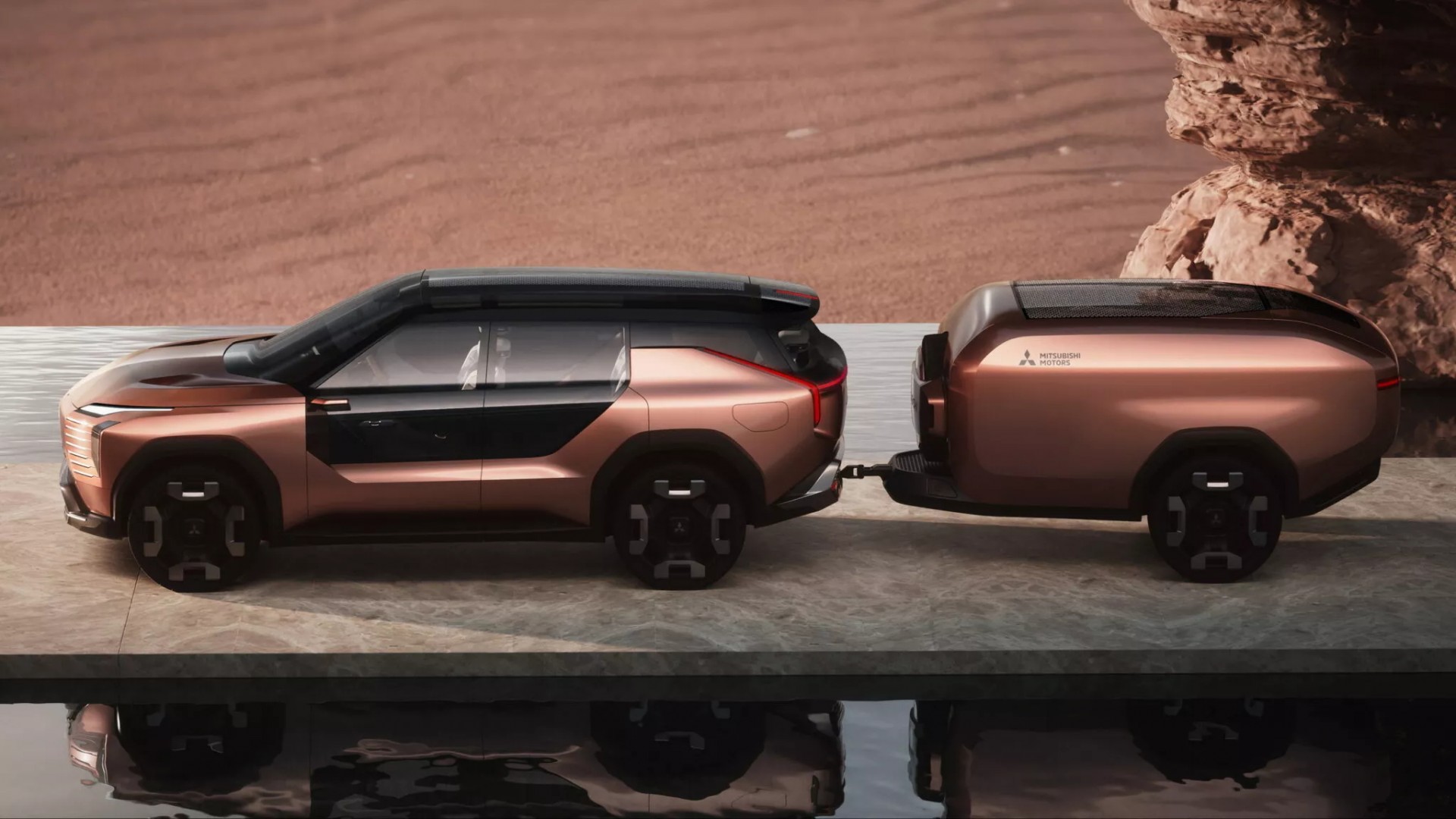 Phía bên của Mitsubishi Elevance Concept