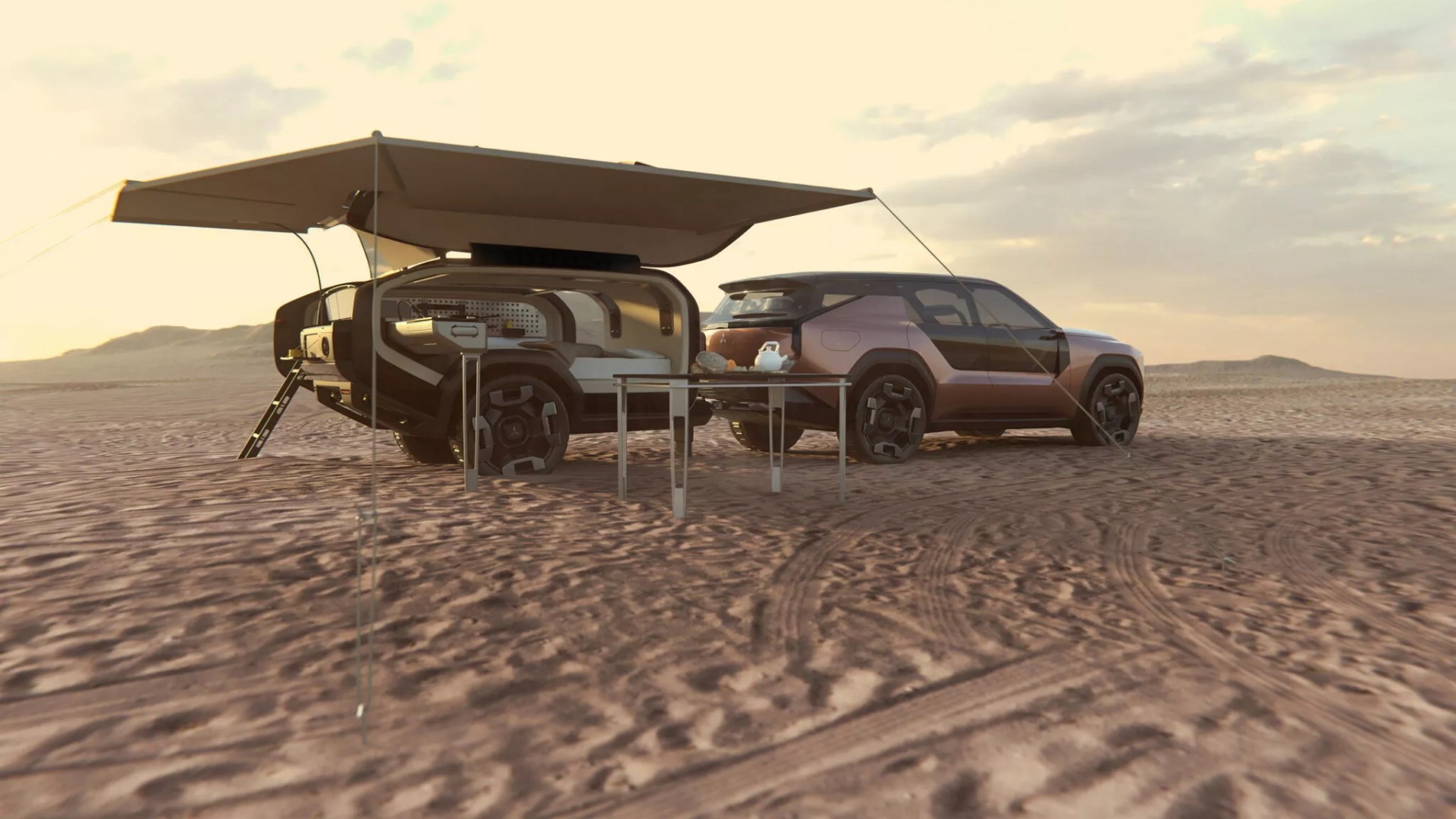 Mitsubishi giới thiệu Elevance Concept - mẫu SUV trang bị hệ dẫn động PHEV hiện đại Rơ-moóc tiện nghi của Mitsubishi Elevance Concept