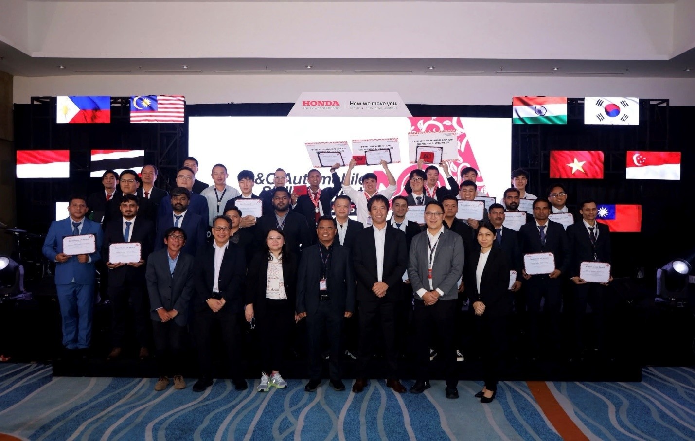 Honda Việt Nam thắng lớn tại Hội thi kỹ thuật viên xuất sắc Châu Á - Châu Đại Dương 2025 Honda Việt Nam tại Hội thi kỹ thuật viên xuất sắc Châu Á