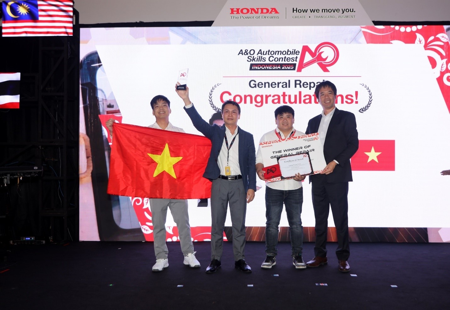 Honda Việt Nam thắng lớn tại Hội thi kỹ thuật viên xuất sắc Châu Á - Châu Đại Dương 2025 Honda Việt Nam tại Hội thi kỹ thuật viên xuất sắc Châu Á