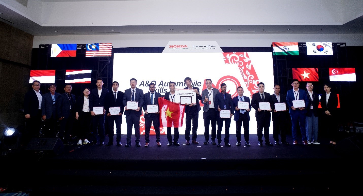 Honda Việt Nam thắng lớn tại Hội thi kỹ thuật viên xuất sắc Châu Á - Châu Đại Dương 2025 Honda Việt Nam tại Hội thi kỹ thuật viên xuất sắc Châu Á