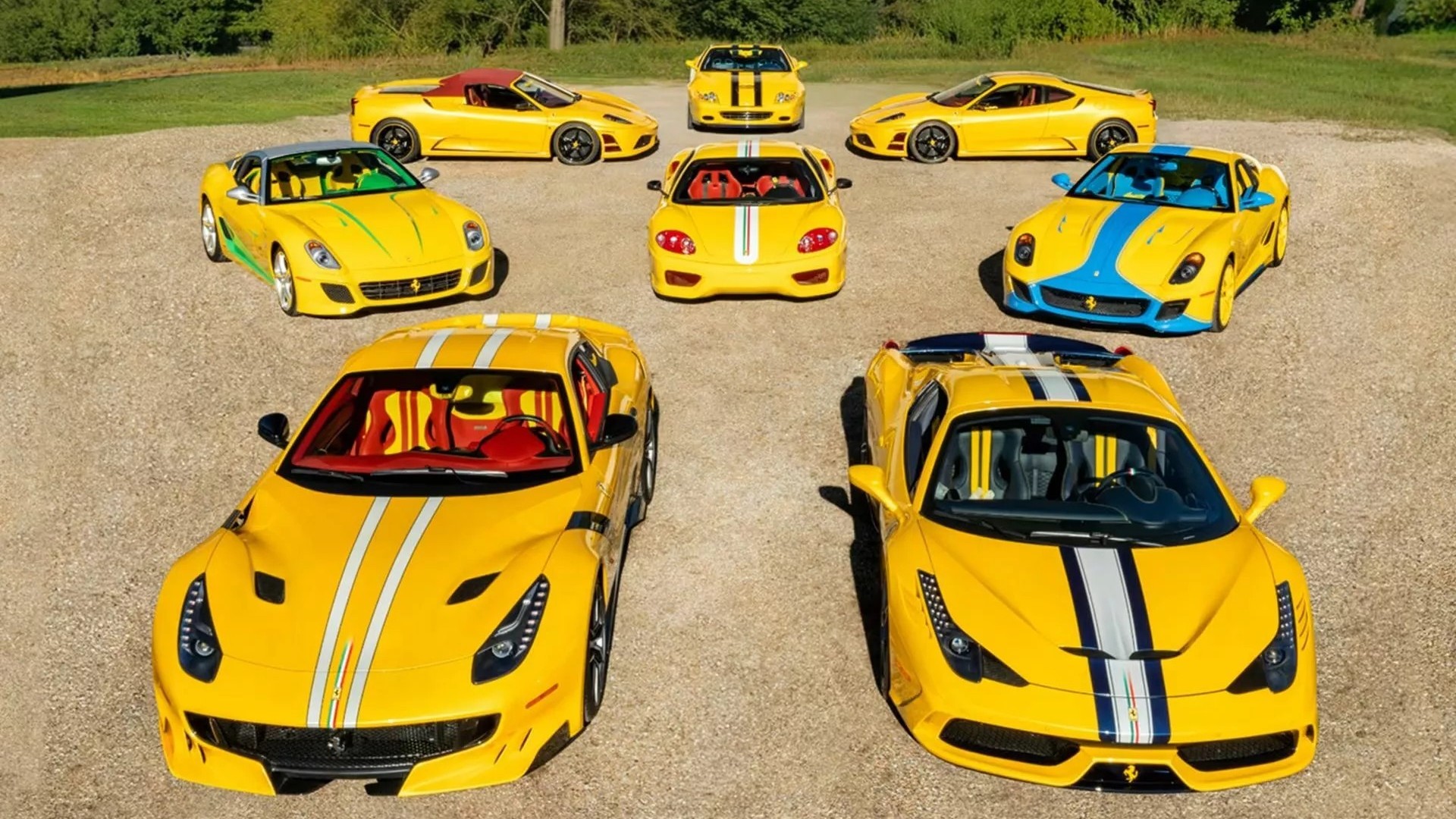 Bộ sưu tập 46 chiếc Ferrari quý hiếm, bảo quản như mới này sẽ được mang bán đấu giá