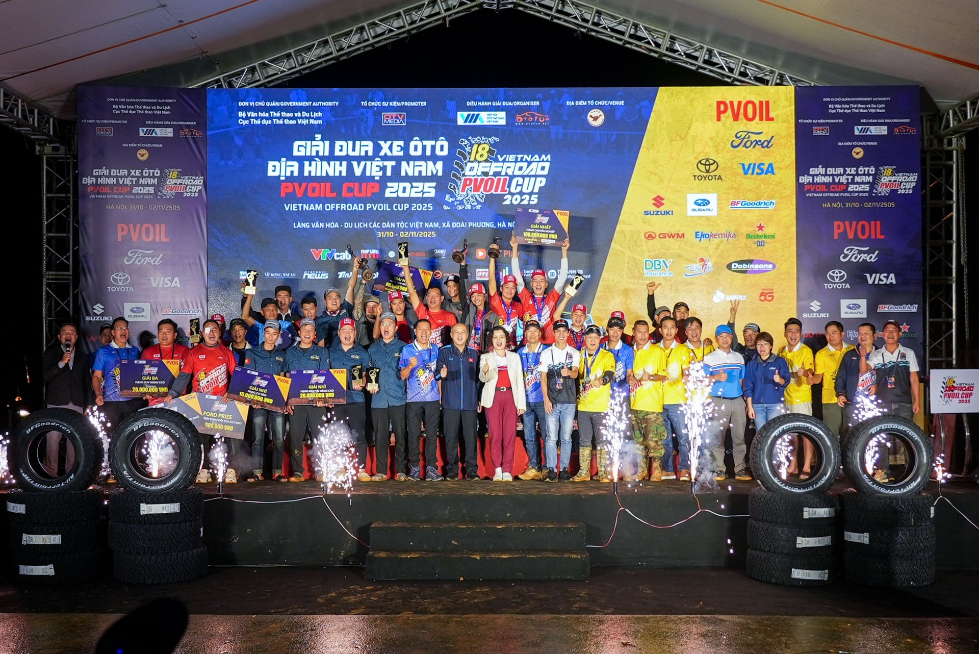 Tổng kết Giải Đua xe Ô tô Địa hình Việt Nam PVOIL CUP 2025: Vượt giới hạn